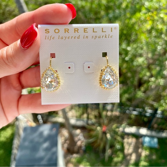 Sorrelli Pear Cut Dangle Earrings NWT - Picture 8 of 17